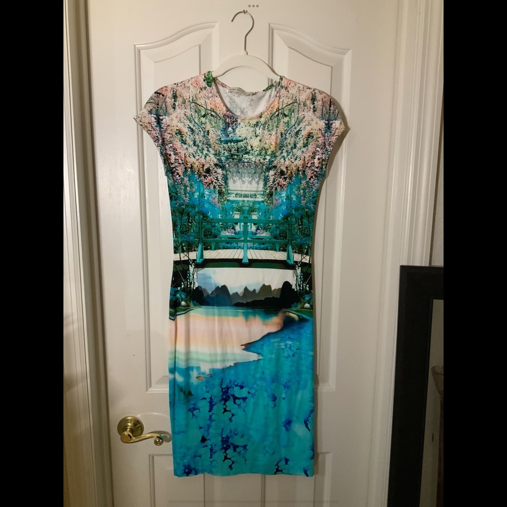 Mary Katrantzou Floral Stretch Dress S